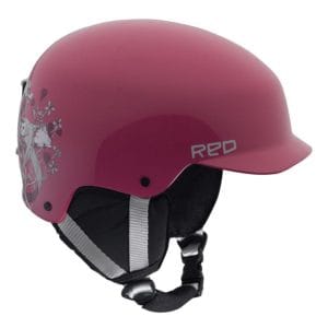 Red Defy Kids Ski Helmet