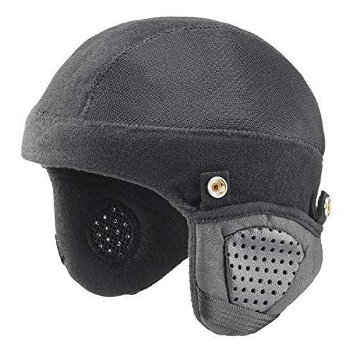 Bern Thin Shell Cold Weather Liner w/BOA Adjuster (Black) – Medium Men's Cycling Helmet Accessory, Black