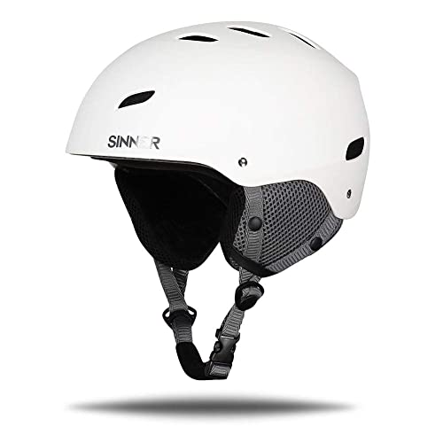 SINNER Bingham Ski Helet: Matt White: XS