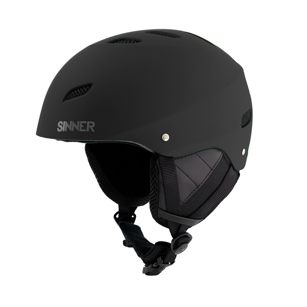 Sinner Bingham Ski Helmet (Matte Black)-S (52-54cm)