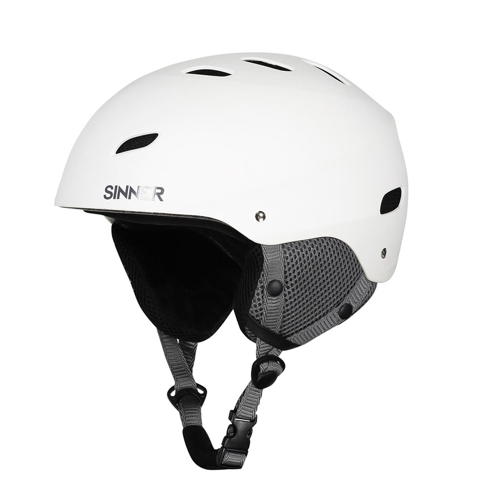 Sinner Bingham Ski Helmet (Matte White)-L (59-63cm)