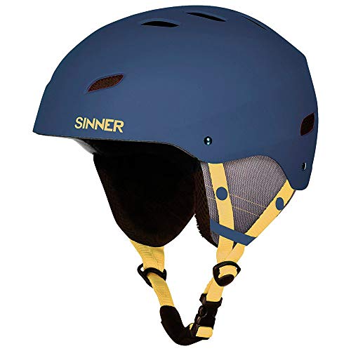 SINNER Bingham Ski Snowboard Helmet Matte Blue Medium