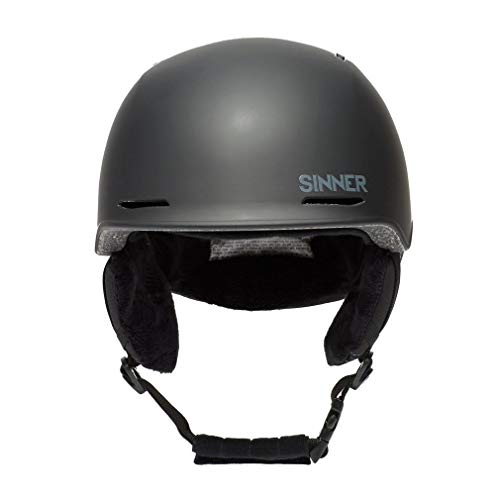 SINNER Fortune Ski Snowboard Helmet Matte Black Large