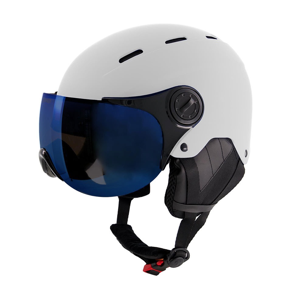 Sinner Typhoon Visor Ski Helmet (Matte White)-L (59-63cm)