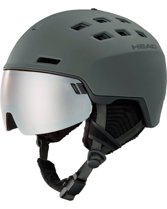 Head Radar Helmet - Nightgreen - Silver Visor M/L