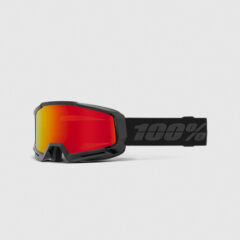 100Percent Okan Essentail Black / HIPER Vermillion Red ML Mirror Goggles - Essentail Black 100Percent Okan Essentail Black / HIPER Vermillion Red ML Mirror Goggles - Essentail Black