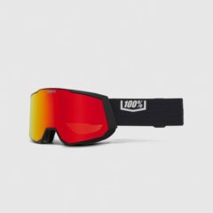 100Percent Snowcraft XL Essentail Black / HiPER Vermillion Red ML Mirror + HiPER Pink Turquoise ML Mirror Goggles - Essentail Black