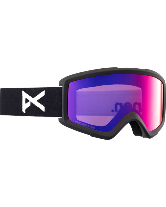 Anon Helix 2.0 Black / Perceive Sunny Red + Amber Goggles - black