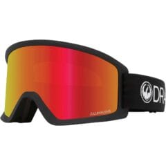 Dragon DX3 RP Roberts Black / Lumalens Red Ionized Goggles - RP Roberts Black