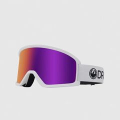 Dragon DX3 White / Lumalens Purple Ionized + Lumalens Amber Goggles - White