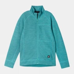 Reima Girls Mist Full Zip Merino Fleece Jacket - Blue