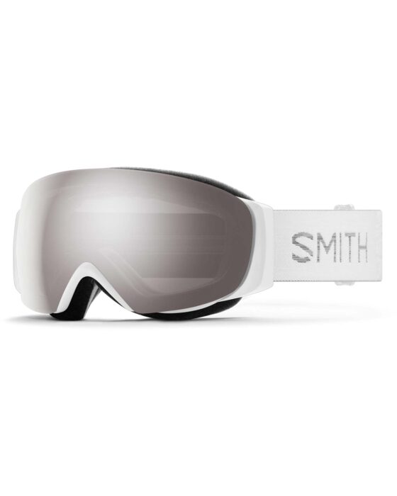 Smith I/O MAG S White Chunky Knit / ChromaPop Sun Platinum Mirror Goggles - White Chunky Knit