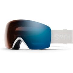 Smith Skyline White Vapor / ChromaPop Pro Photochromic Blue Mirror Goggles - White Vapor