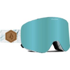 Volcom Odyssey White Ice / Ice Chrome + Dark Grey Goggles - White Ice