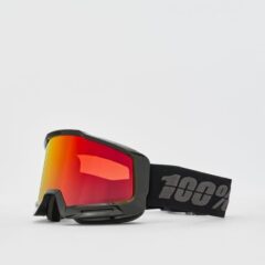 100Percent Okan Essentail Black / HIPER Vermillion Red ML Mirror Goggles - Essentail Black 100Percent Okan Essentail Black / HIPER Vermillion Red ML Mirror Goggles - Essentail Black