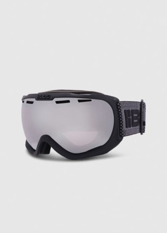 Bloc Boa Recycle Matte Black / Light Purple Mirror Silver Goggles - Matte Black