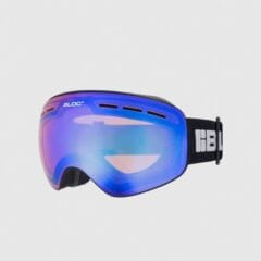 Bloc Small Fit Moon Matte Black / Orange Revo Blue Goggles - Matte Black