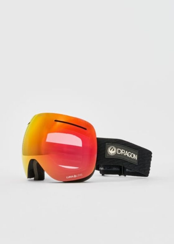 Dragon X1 Icon Red / Lumalens Red Ionized + Lumalens Amber Goggles - Icon Red