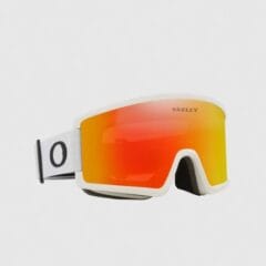 Oakley Target Line M Matte White / Fire Iridium Goggles - Matte White