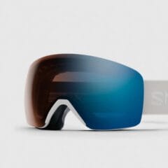 Smith Skyline White Vapor / ChromaPop Pro Photochromic Blue Mirror Goggles - White Vapor