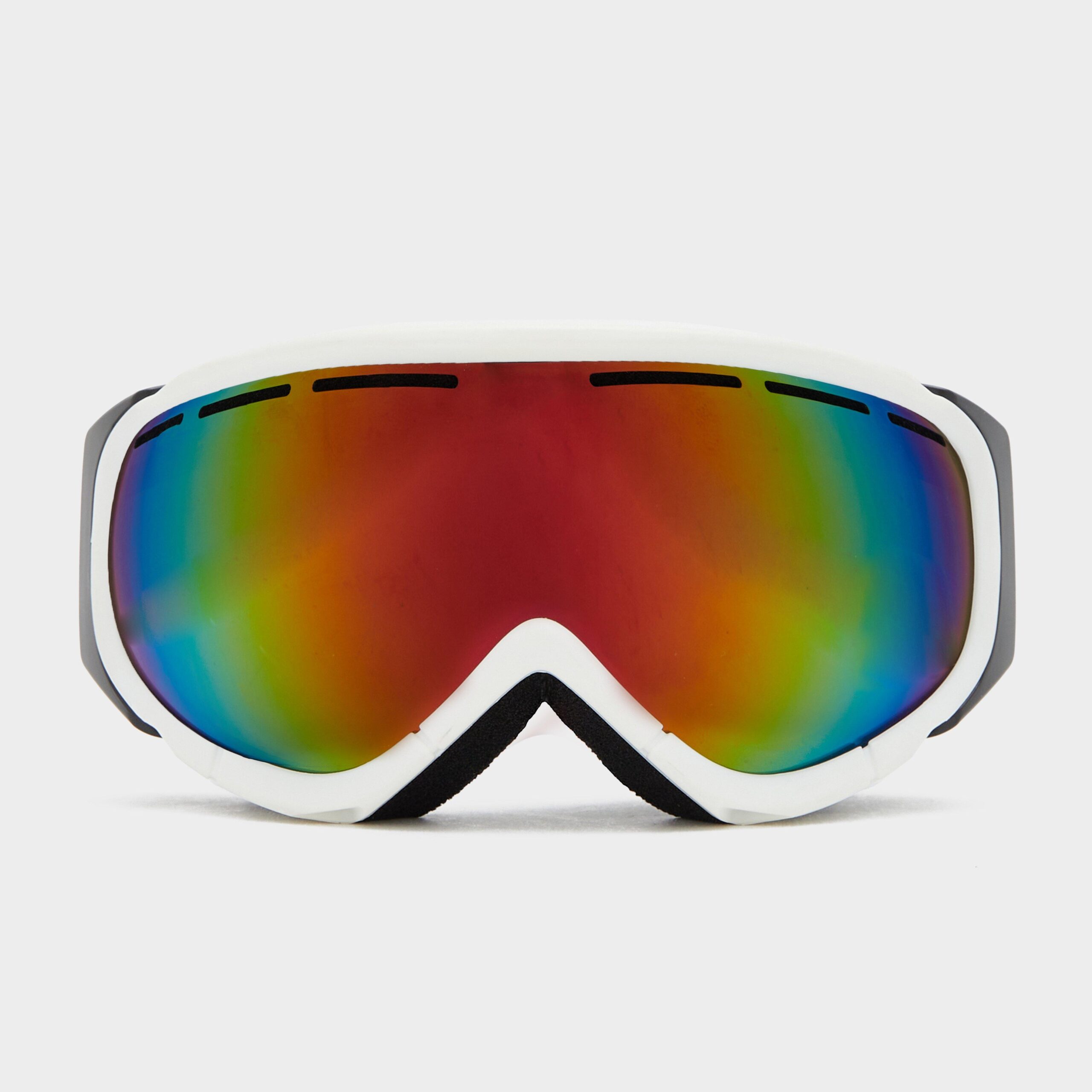 The Edge Unisex Piste Ski Goggles - Wht, WHT