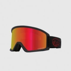 Dragon DX3 RP Roberts Black / Lumalens Red Ionized Goggles - RP Roberts Black